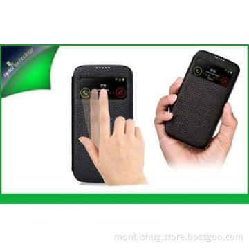 Samsung Galaxy S4 I9500 Cell Phone Leather Case With Magnet